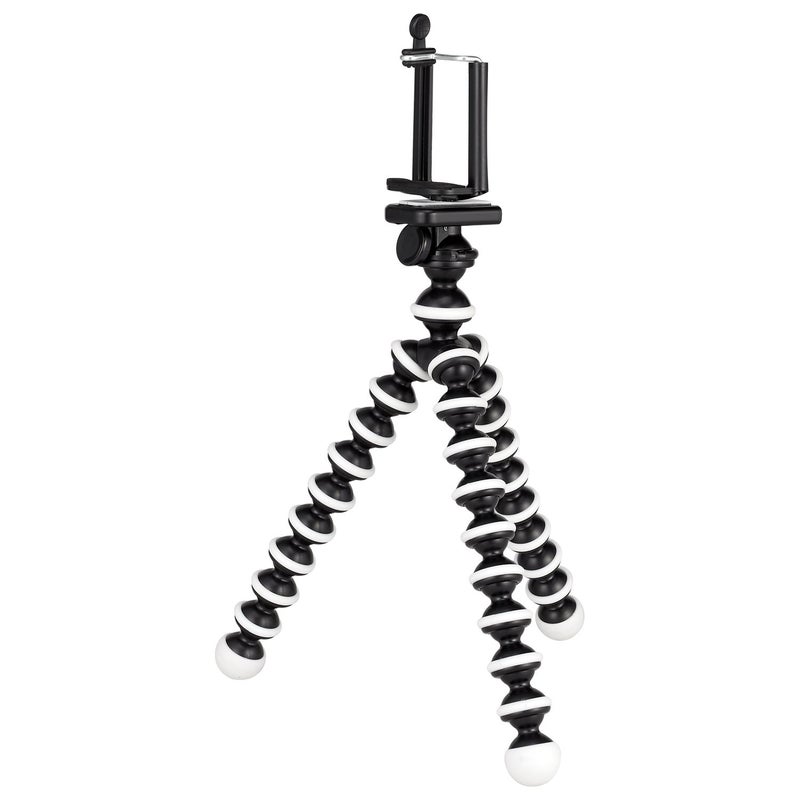 GPX 10 Inch Mini Smartphone Tripod, Includes Smartphone Adapter and Mounting Adapter, Max Height 9.84 Inches (TPD108B), Black - Image 3